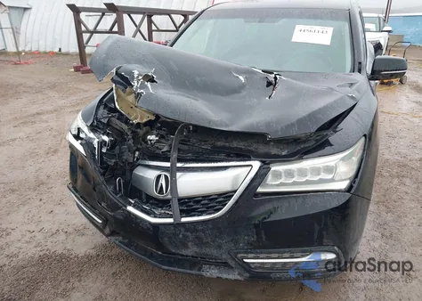 2014 Acura Mdx from USA, damaged, VIN 5FRYD4H25EB015346